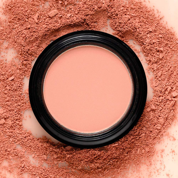Coy Talc Free Blush For Sensitive Skin lipstick swatch