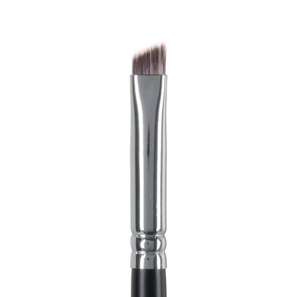 image of angled eyeliner brush with vegan brush bristles