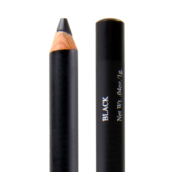 Image of black eyeliner pencil showing name and sharpened point
