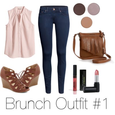 brunch outfit and RAL cosmetics