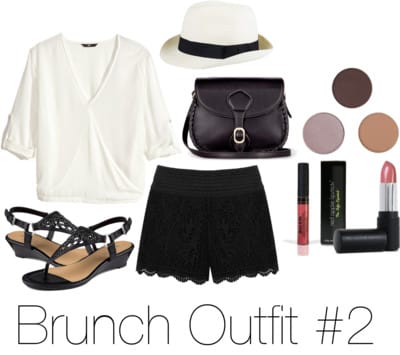 brunch outfit with safe makeup from RAL