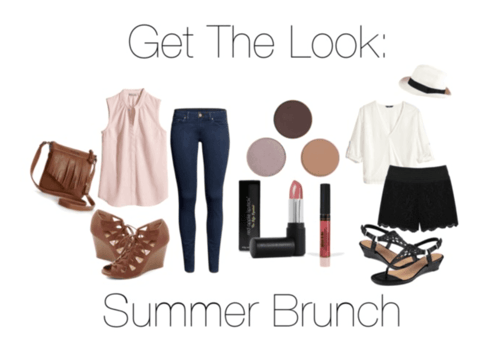 Red Apple look summer brunch