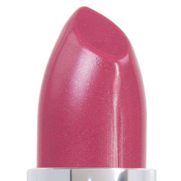 image of a muted rosy pink lipstick for blondes with cool skin