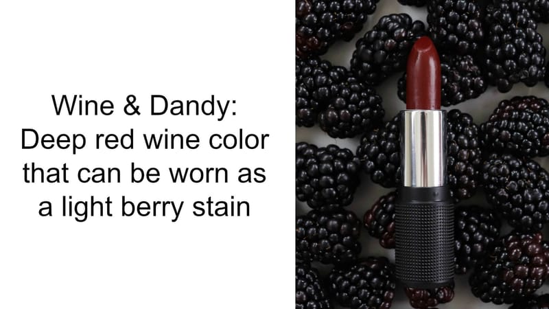 Super sultry and sexy, this color is perfect for anyone who loves the color of deep red wine.