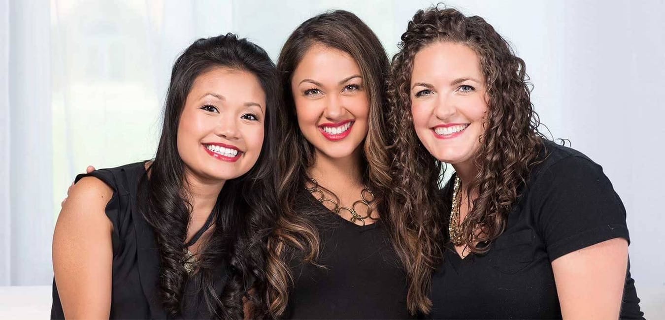 group of women with different skin tones and eye colors