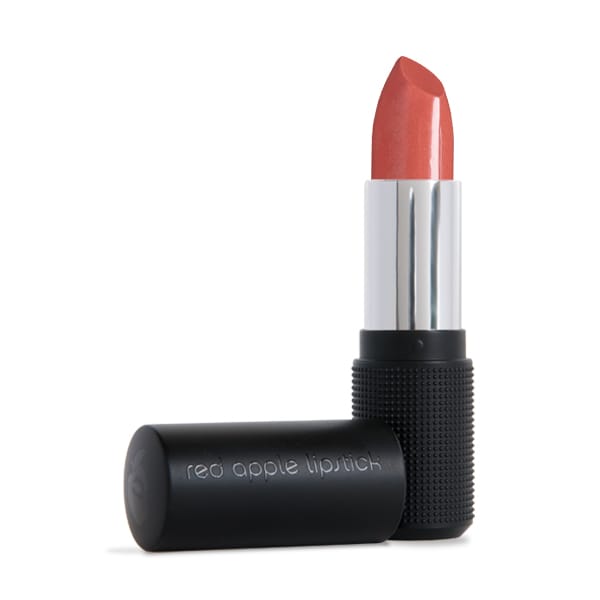 Image of Red Apple Lipstick Spice N Easy lipstick that is a medium spicy orange color with brownish red undertone
