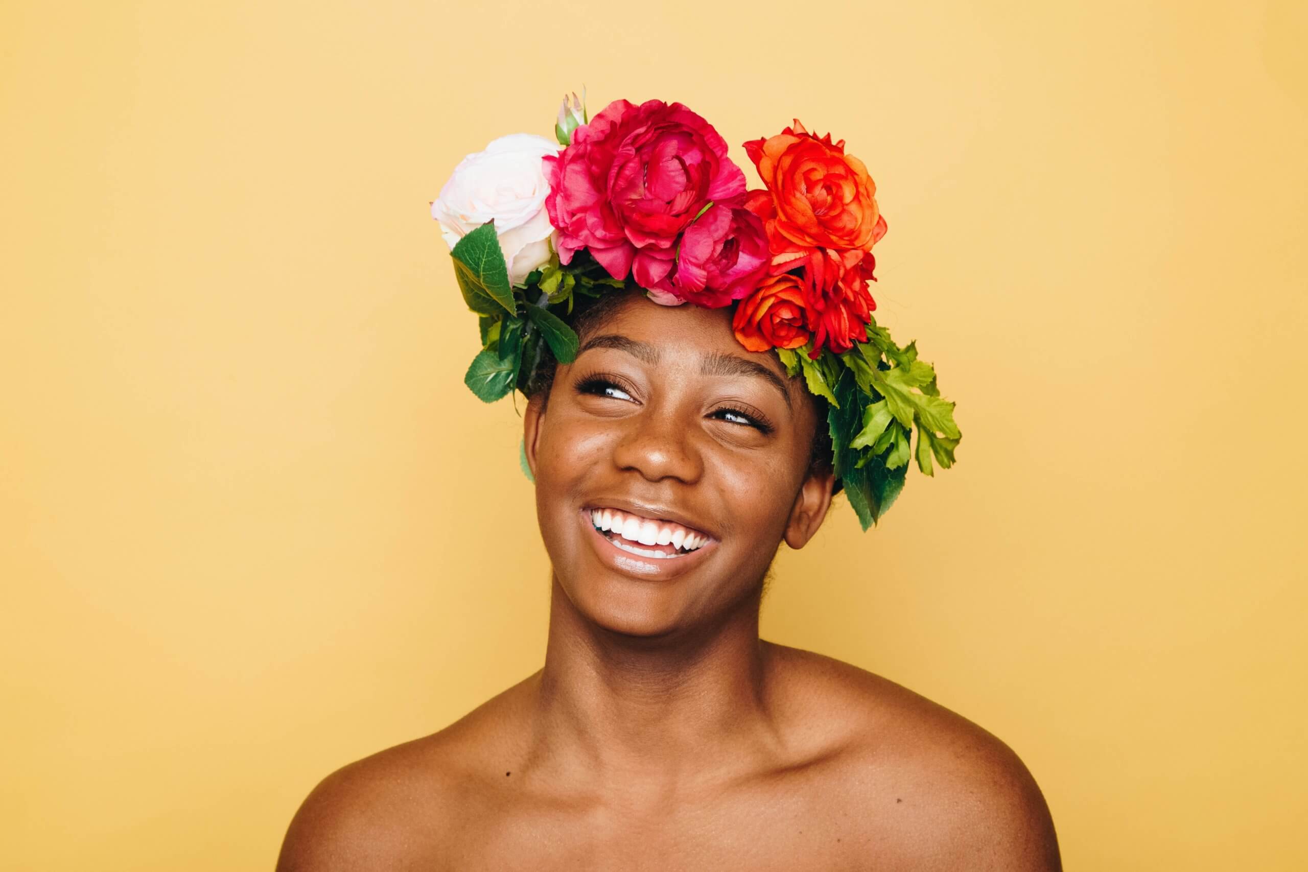 Purely Decorative - Girl with ring of flowers on her head Photo by Autumn Goodman on Unsplash