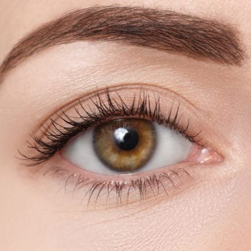 picture of a woman's hazel eye for demonstration purposes 