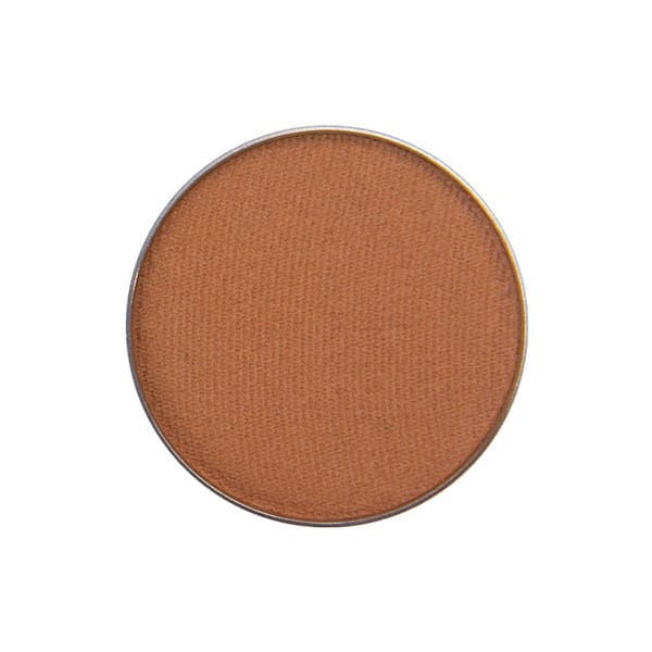 Image of Red Apple Lipstick Eye shadow in the shade called Earth Girl, This color is a warm, matte, camel brown shade
