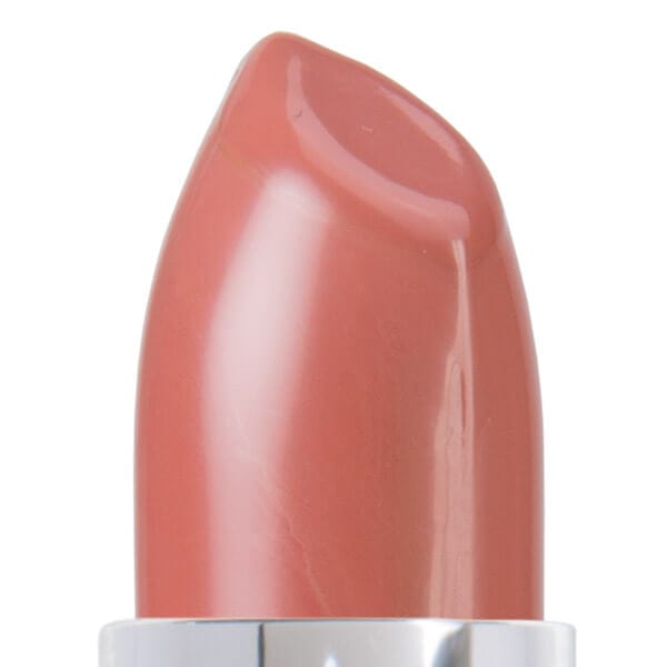 Image of lipstick bullet in the shade called Naughty by Red Apple Lipstick. Naughty is a perfect, tan nude color with no shimmer, but still gives your lips a healthy shine that is oh-so glamorous.
