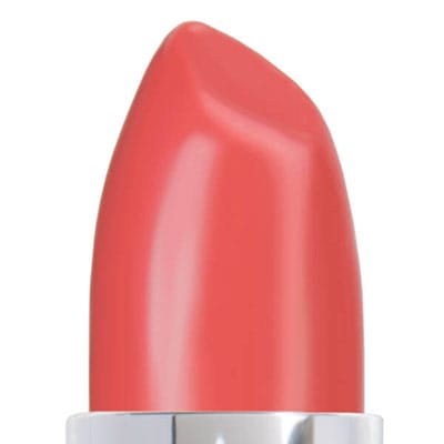 Image of up close lipstick bullet by Red Apple Lipstick in the shade called Coral Crush. Coral Crush is the epitome of a true coral color of pink and orange.