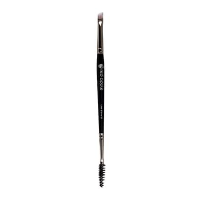 Image of Angled Eyeliner brush with spoolie brush on the other end by Red Apple Lipstick 