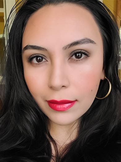 bold red lipsticks with a smokey eye