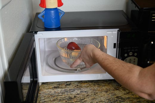 Wash makeup sponges in a microwave.
