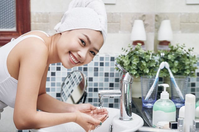 makeup hygiene is helped when starting with a clean face